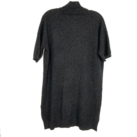 JAMES PERSE 100% Cashmere Oversized Polo Sweater Dress Gray Sz XS (0) - Picture 11 of 16